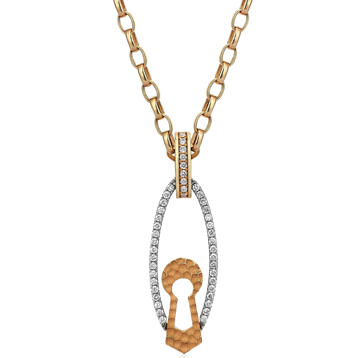 Kismet Keyhole Necklace With Key
