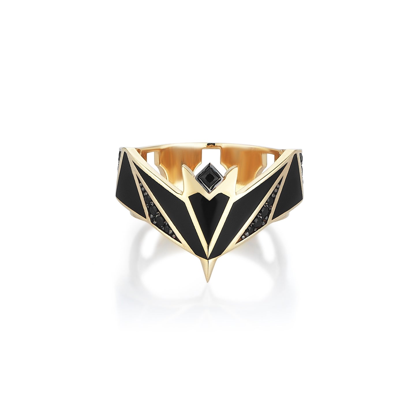 Origami Bat Unisex Ring