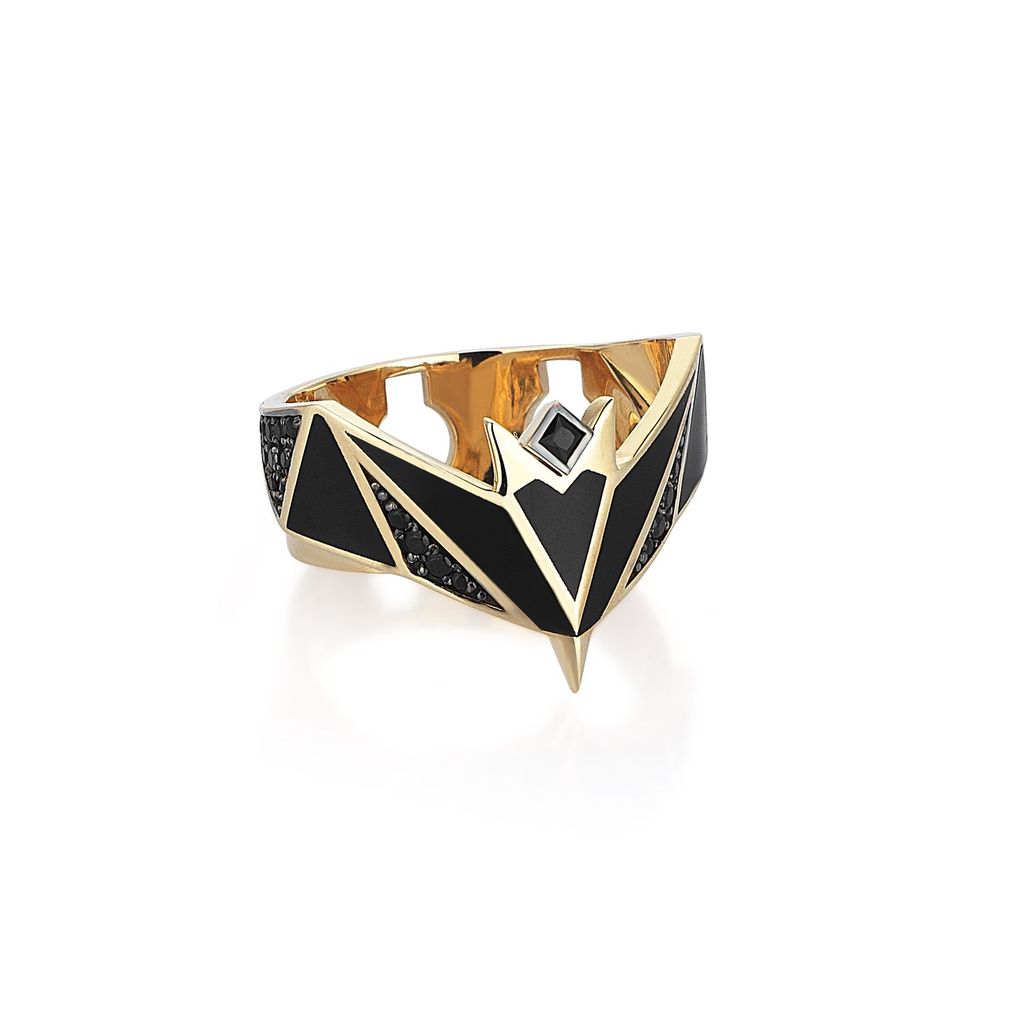 Origami Bat Unisex Ring