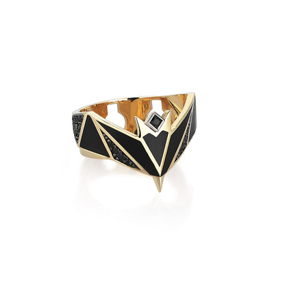 Origami Bat Unisex Ring